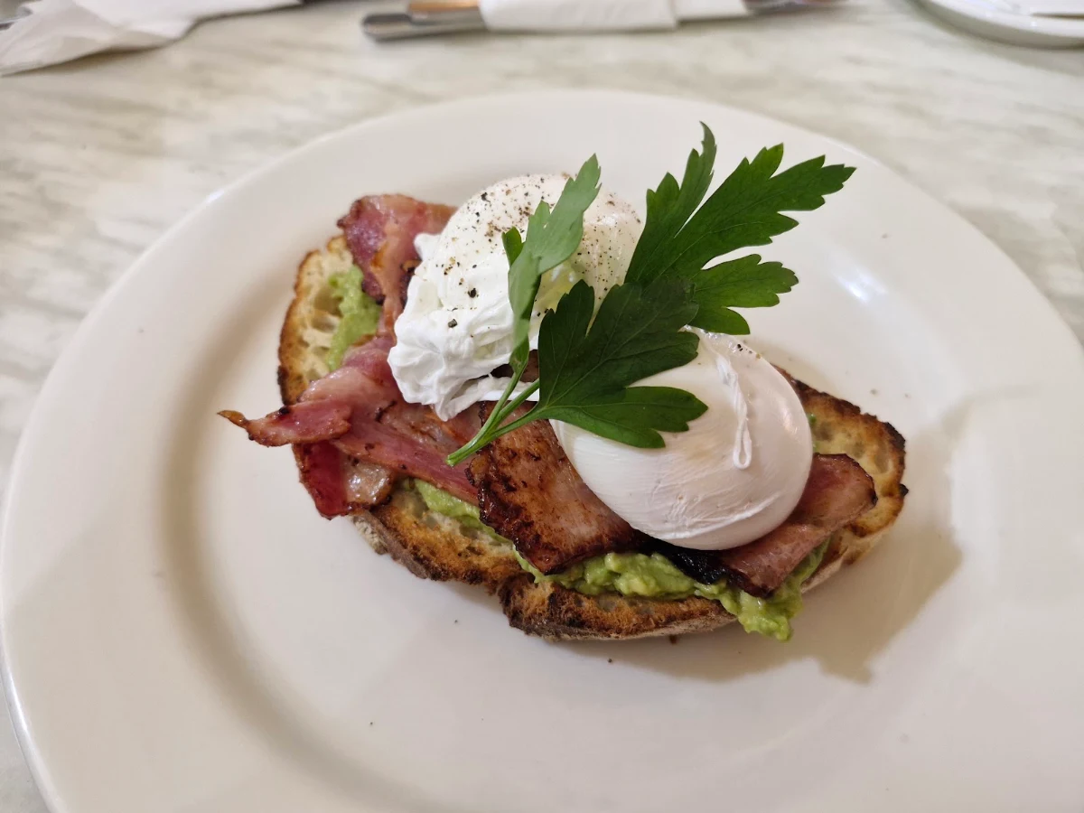 Bacon and Avocado Stack, Dôme Café - Armadale