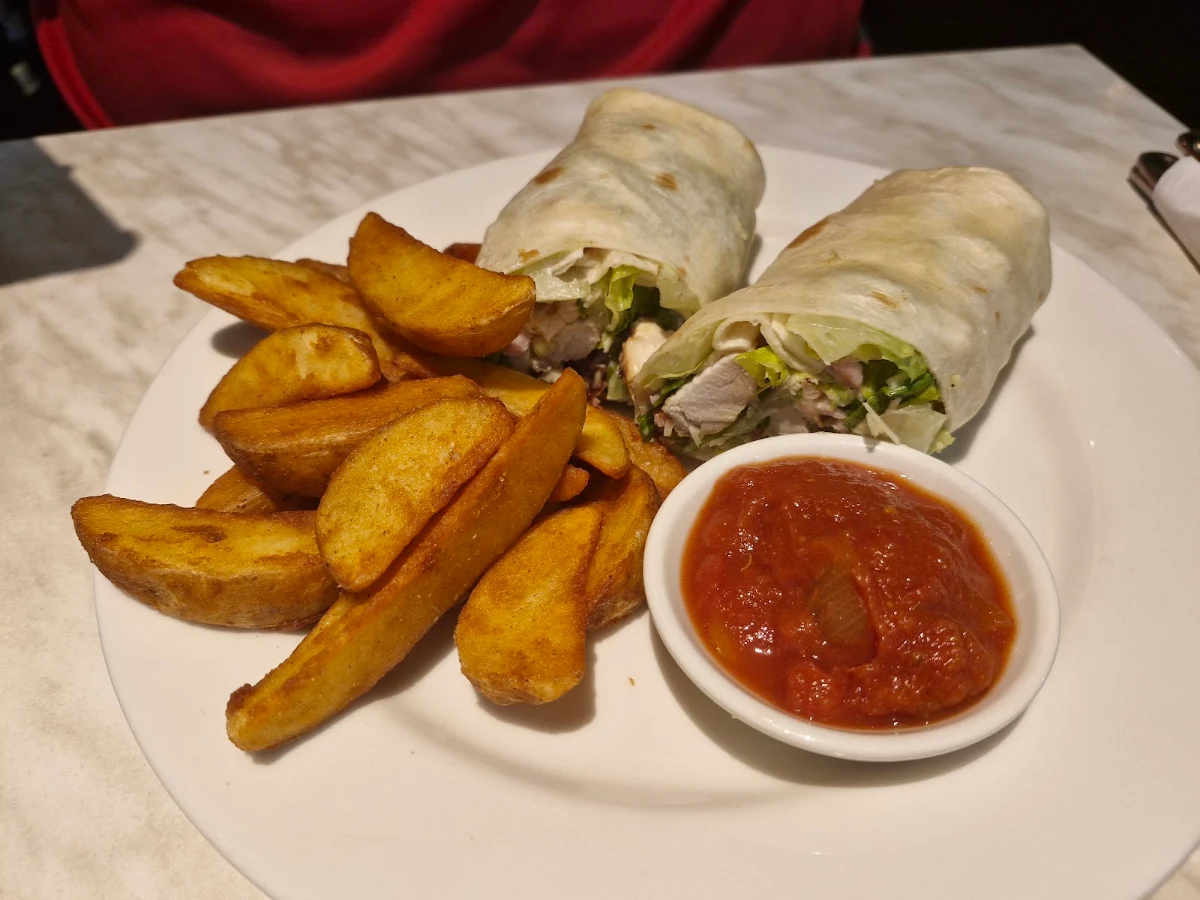 Chicken Caesar Wrap, Dôme Café - Armadale