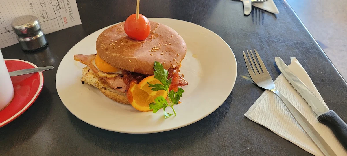 Breakfast Burger, The Heritage Terrace Cafe