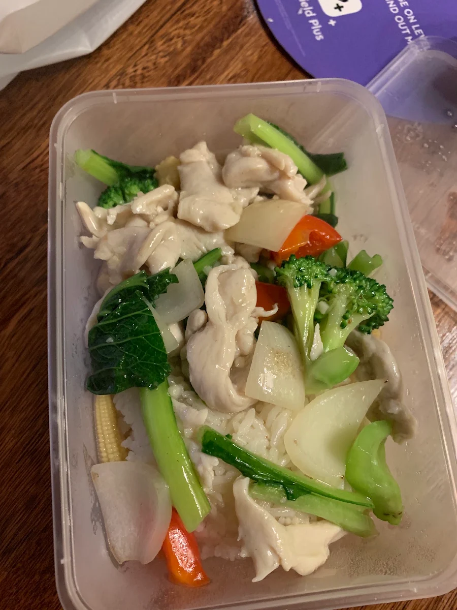 Chicken Vegetable Stirfry, Jim's Malaysia Chatswood