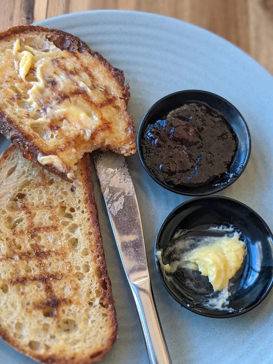Toasted Sourdough with Preserves