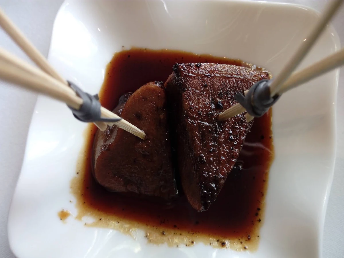 Beef Tongue w Caramel Teriyaki Sauce