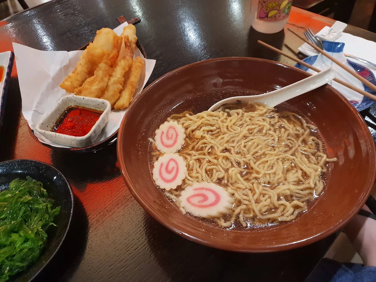 Seafood Tempura Ramen Soup
