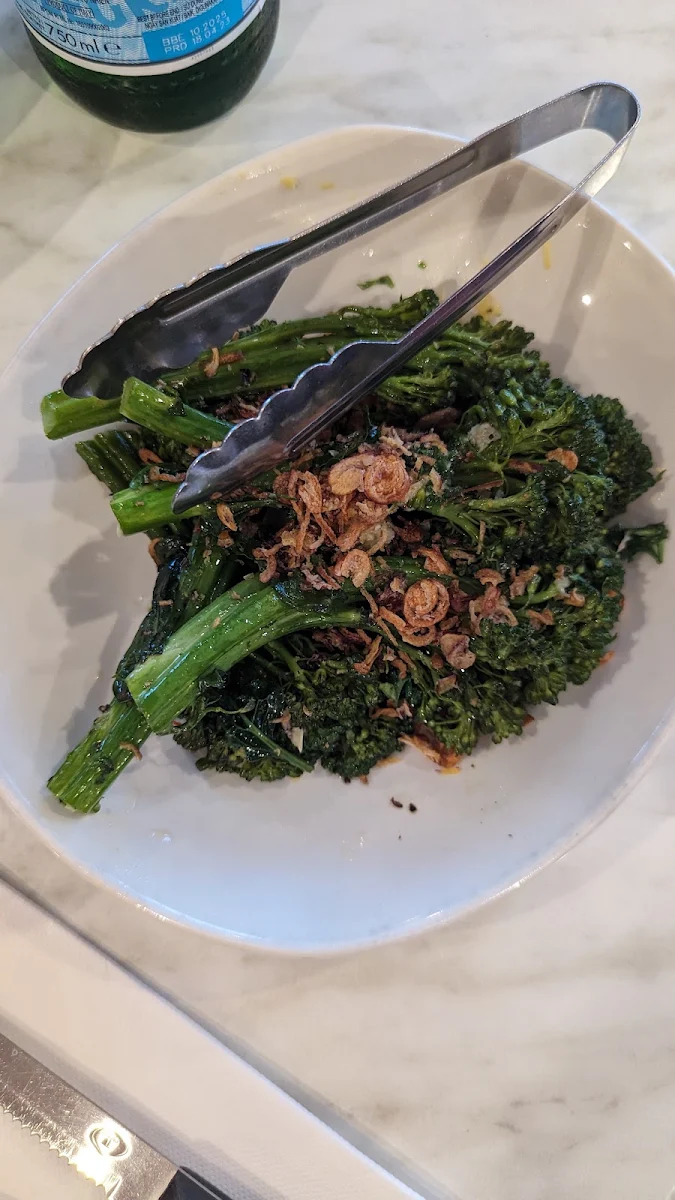Broccolini, Flour + Salt