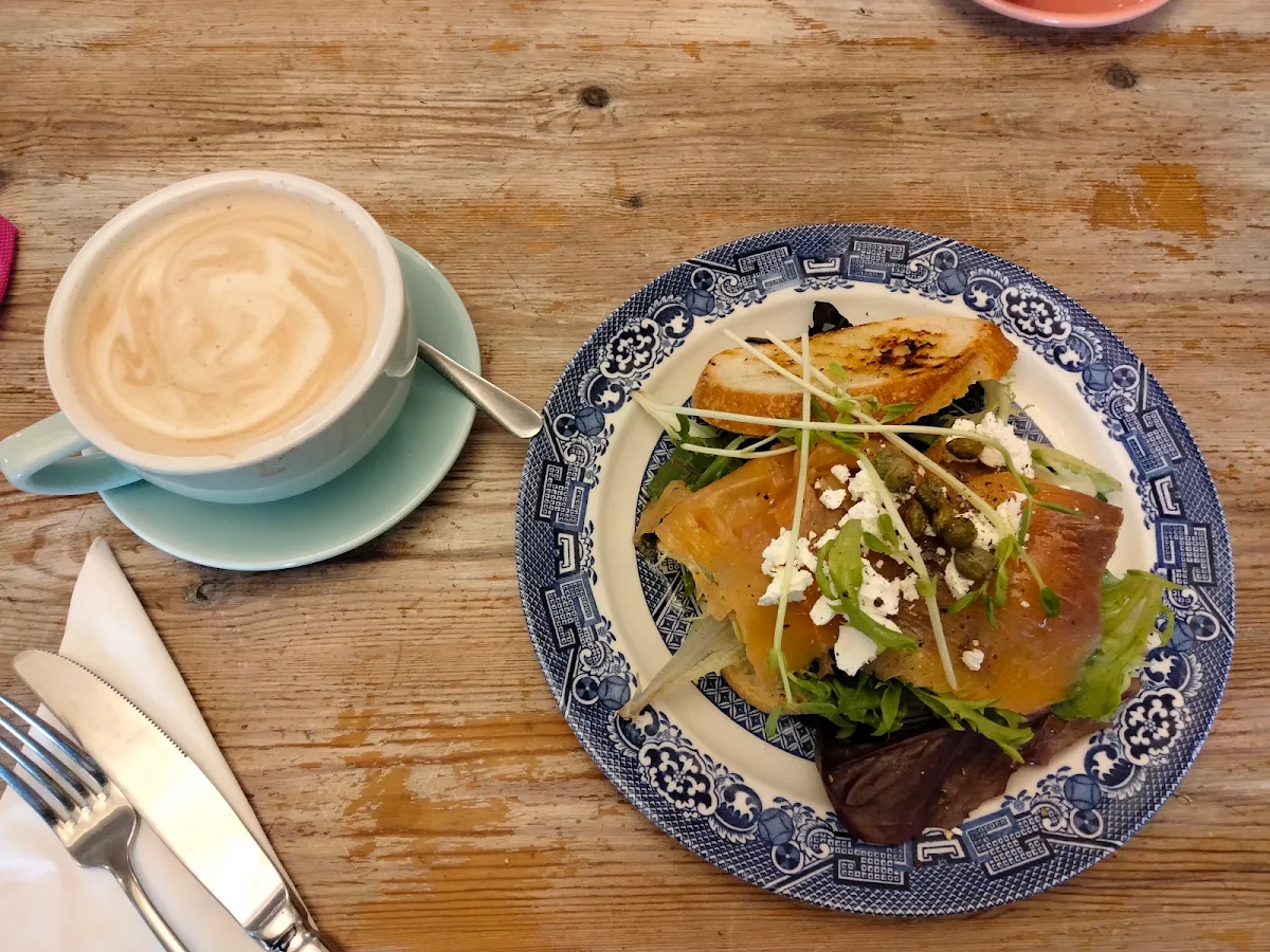 Smoked Salmon Open Sandwich