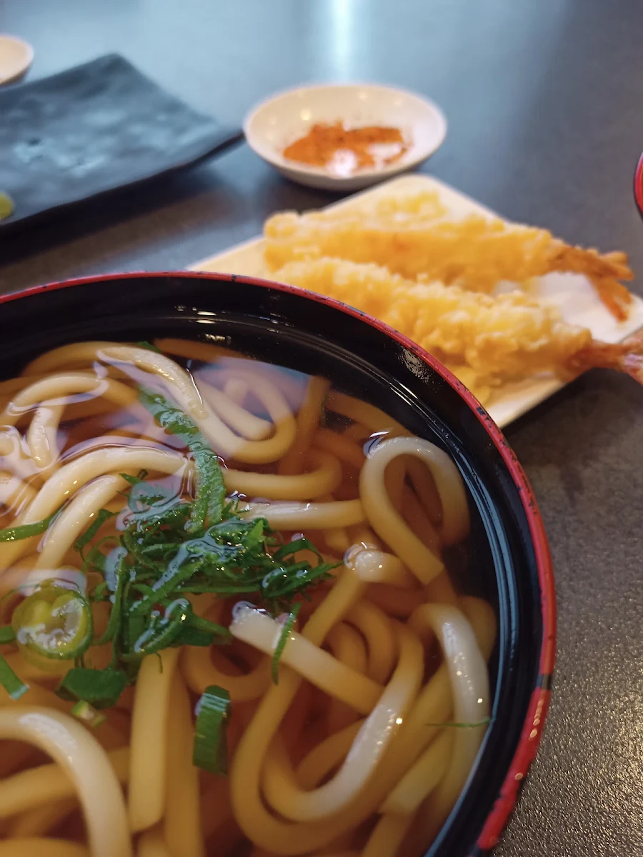 Tempura Prawn Udon Noodle Soup