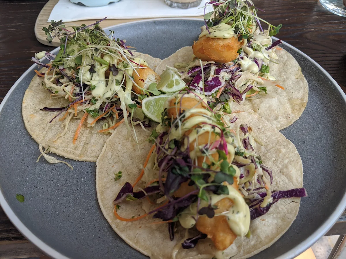 Fish Tacos, Sebastian's Food & Wine