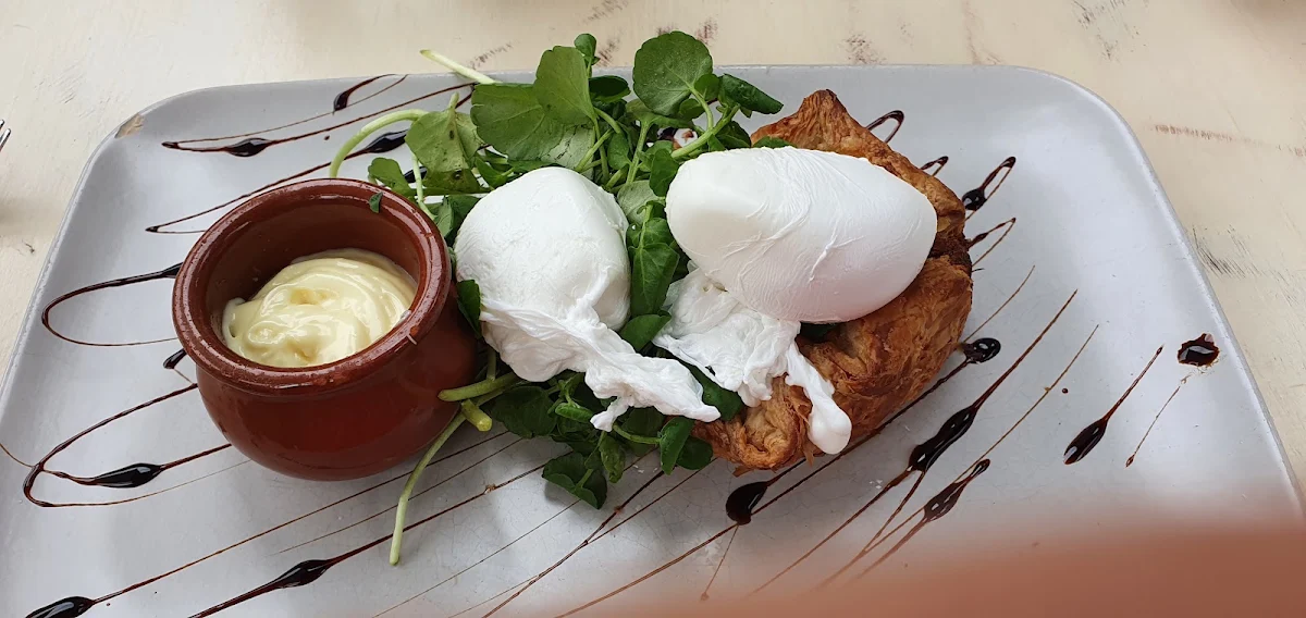 Salmon & Lemon Tart with Poached Eggs