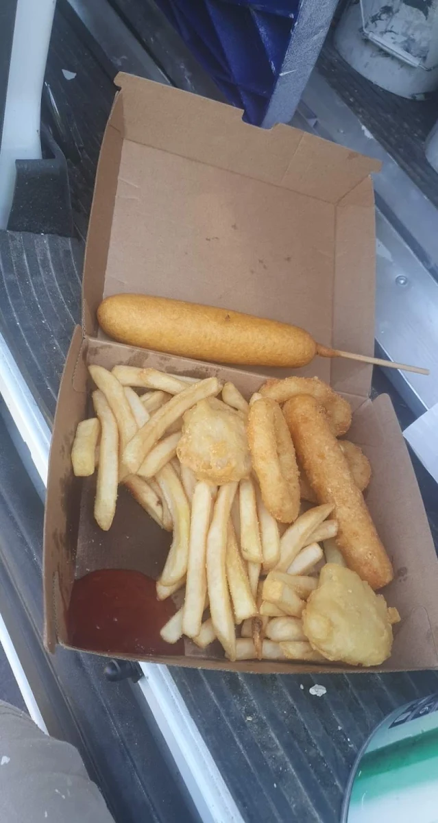 Sea Food Basket for 1 and a Pluto Pup