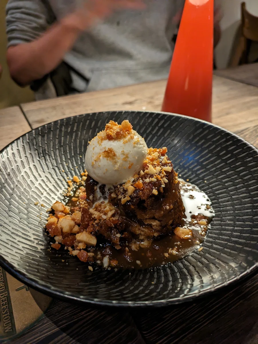 Sticky Date Pudding with Ice Cream