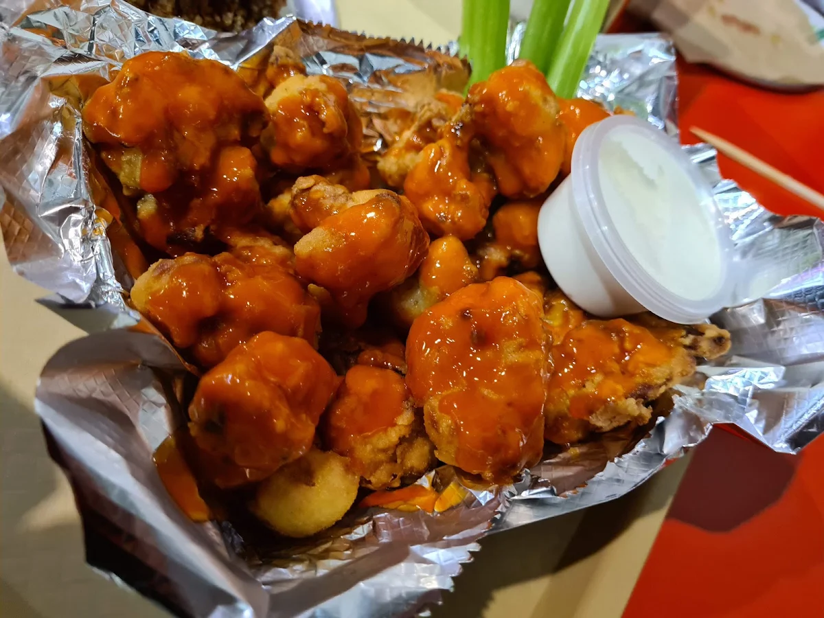 Buffalo Cauliflower Bites