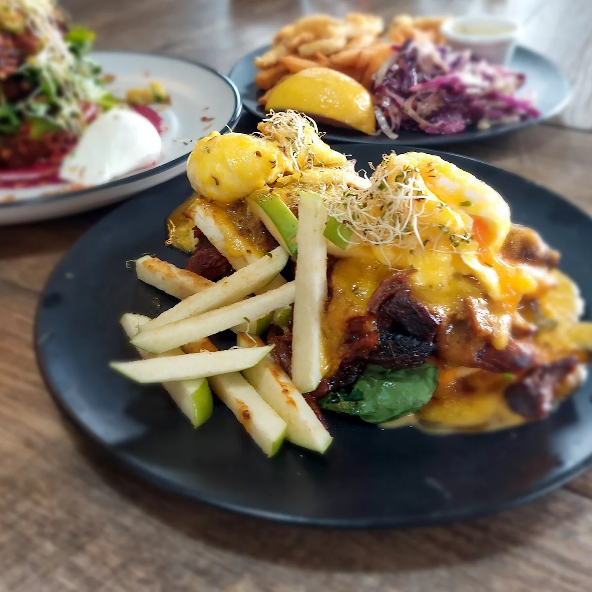 Pulled Pork Benny, 3 Sons Cafe