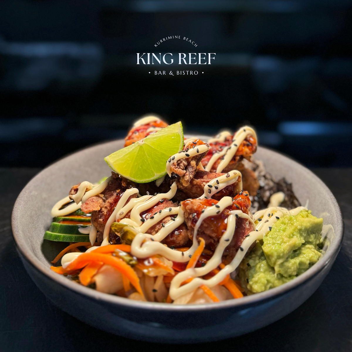 Karaage Chicken Poke Bowl