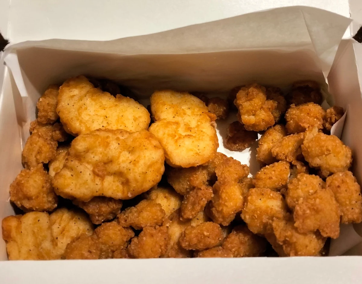 10 Popcorn Chicken and Chicken Nuggets