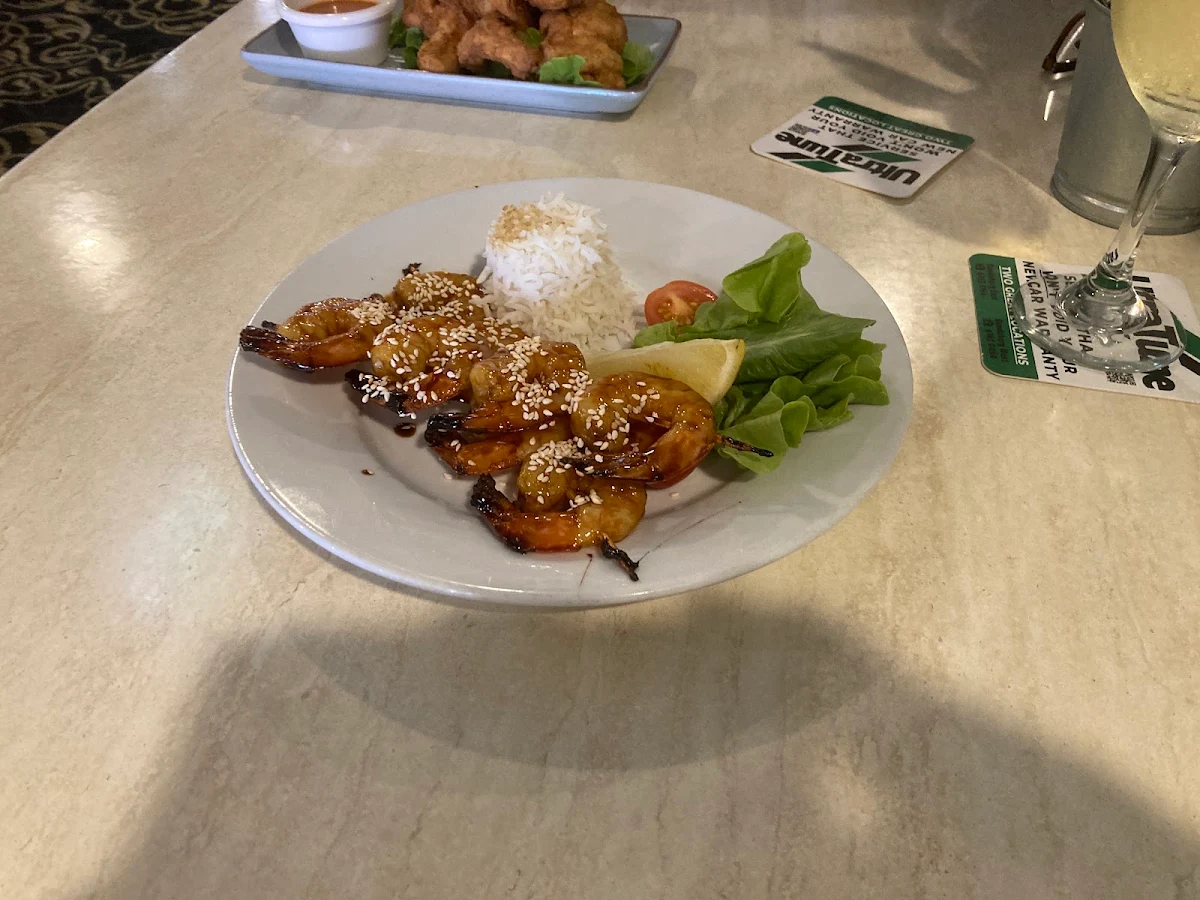 Honey Soy Prawn Skewers