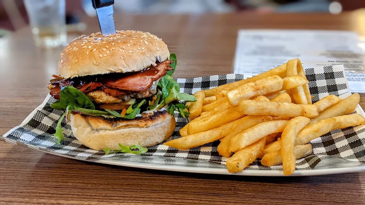 Chicken and Bacon Burger