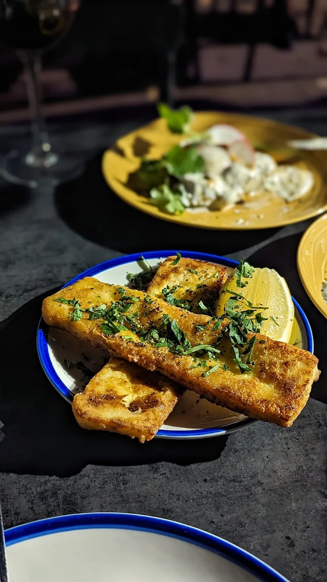 Haloumi Saginaki Lemon, Lady of Ro