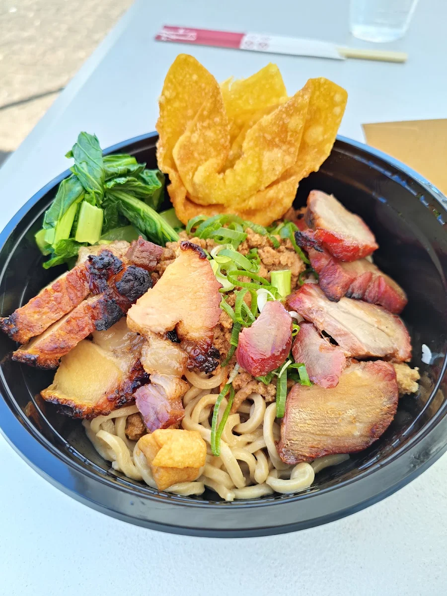 Cha Siu Pork Noodles Bakmi Cha Siu