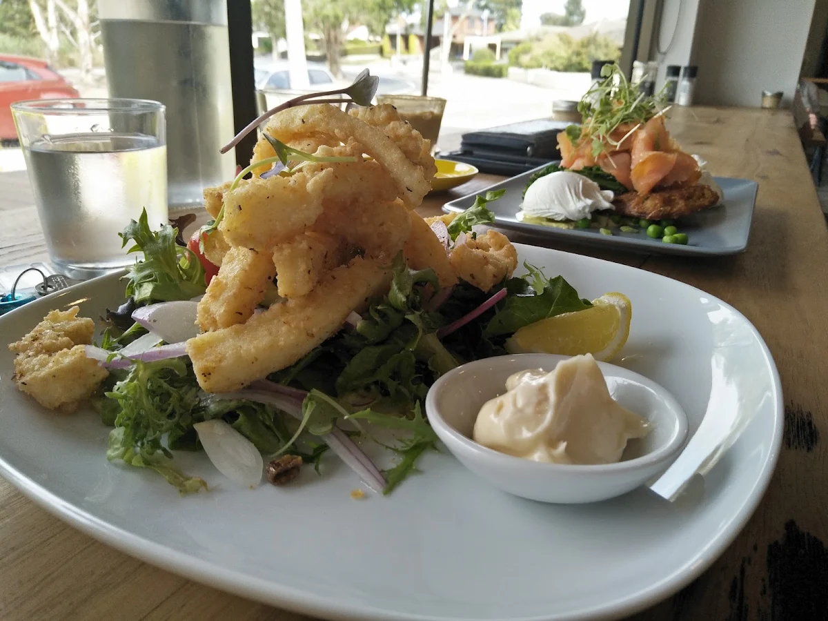 Salmon Stack, Round About Cafe
