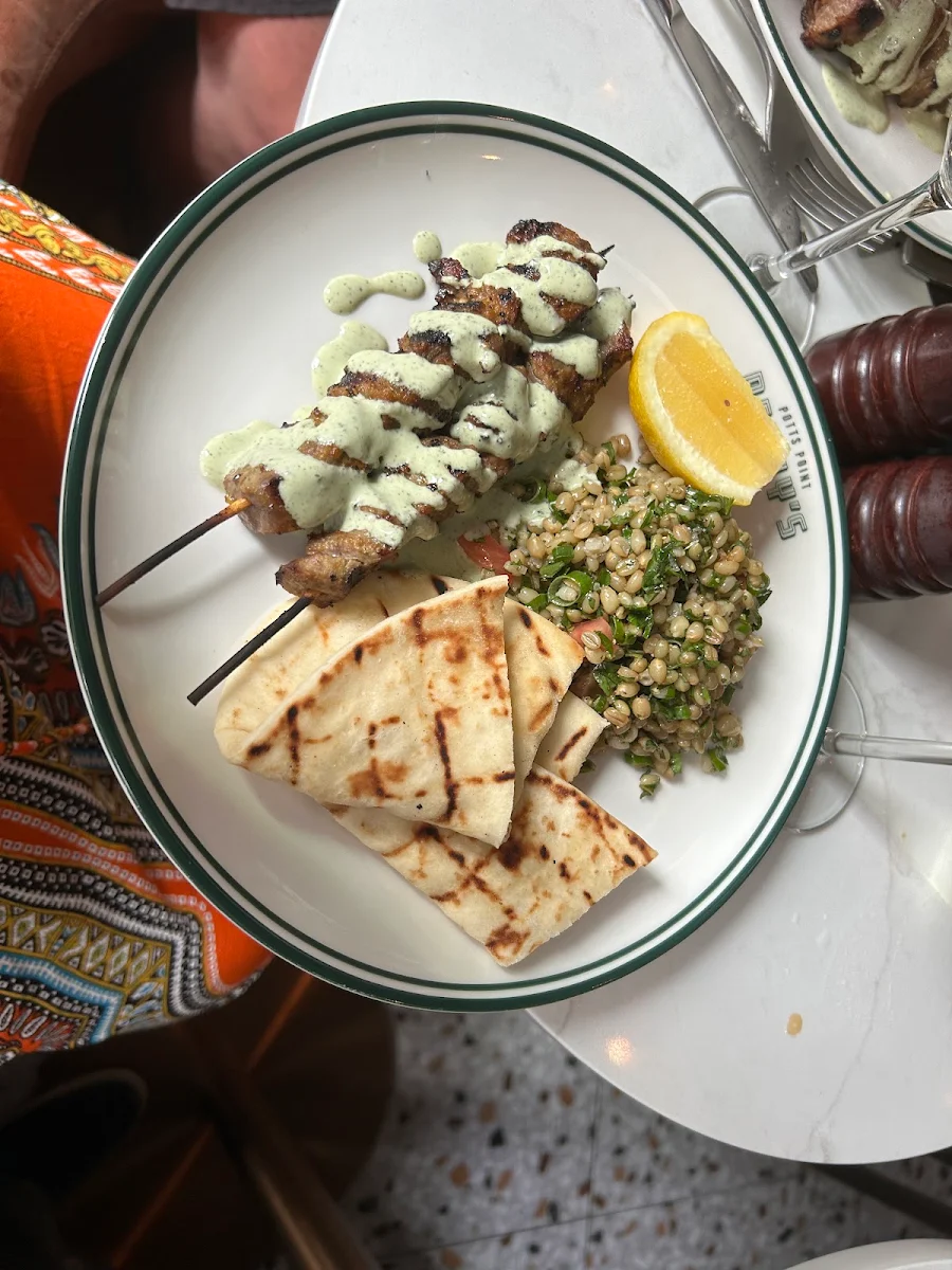 Lamb Skewers, Pennys Hotel