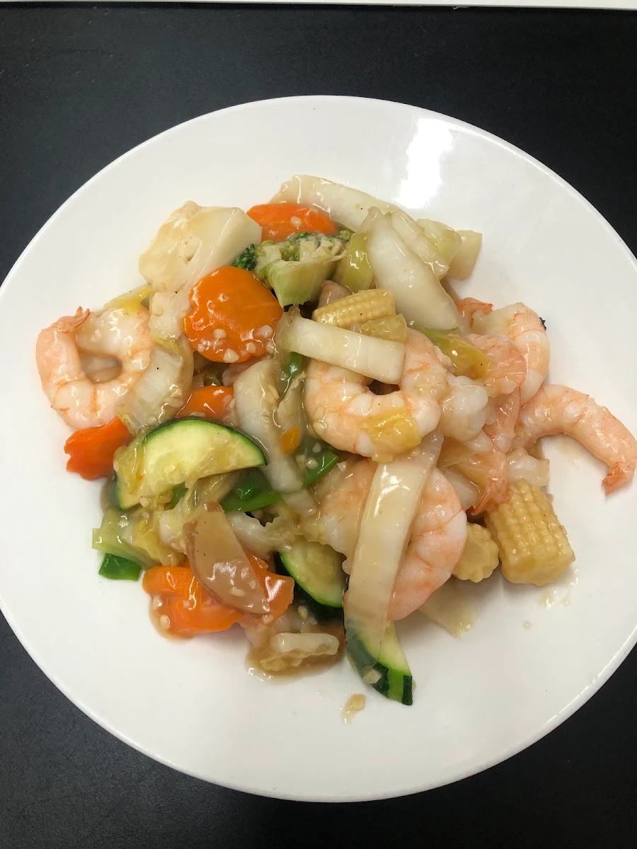 Ginger Shalot King Prawn