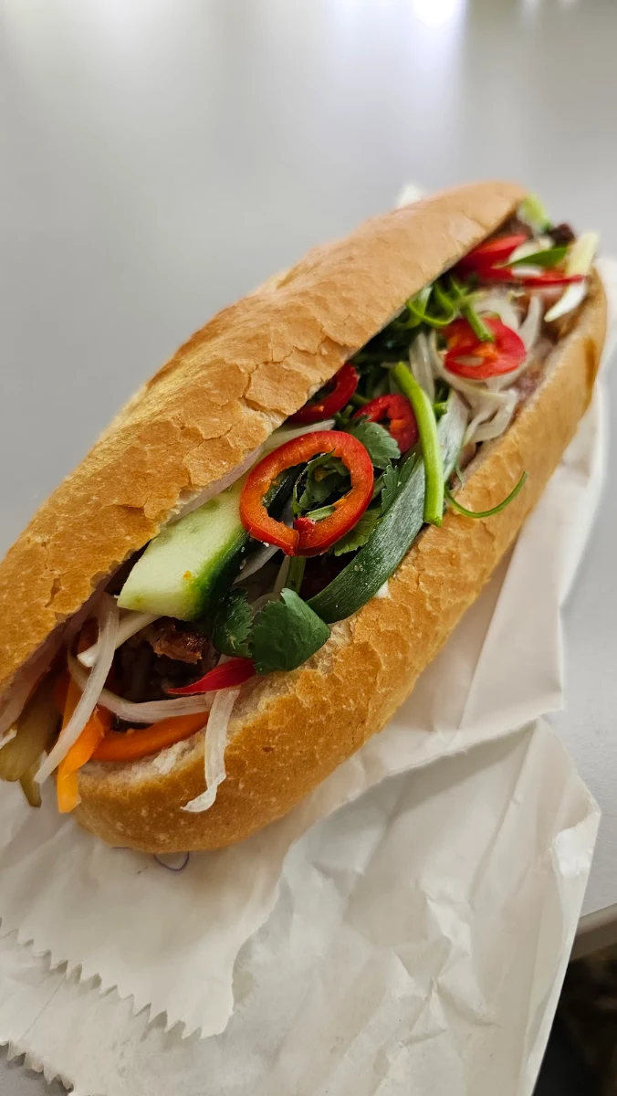 Crispy Roast Pork Banh MI Roll