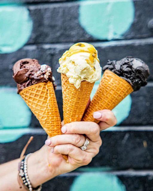 Chocolate Gelato Chocolate Sauce & Crushed Peanuts