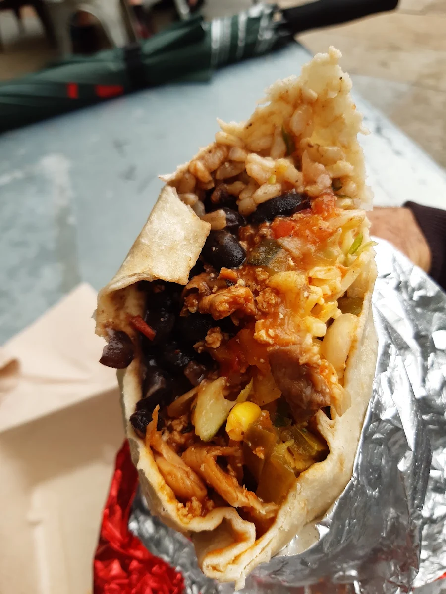 Vegetable Burrito, Mad Mex Maroubra