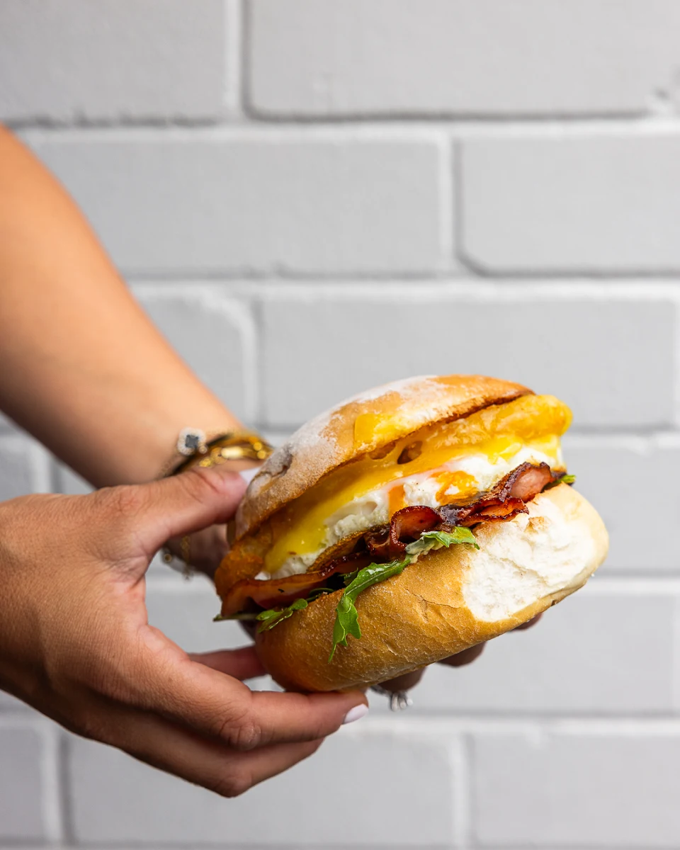 Forked Bacon & Egg Roll, The Fork on Bellevue