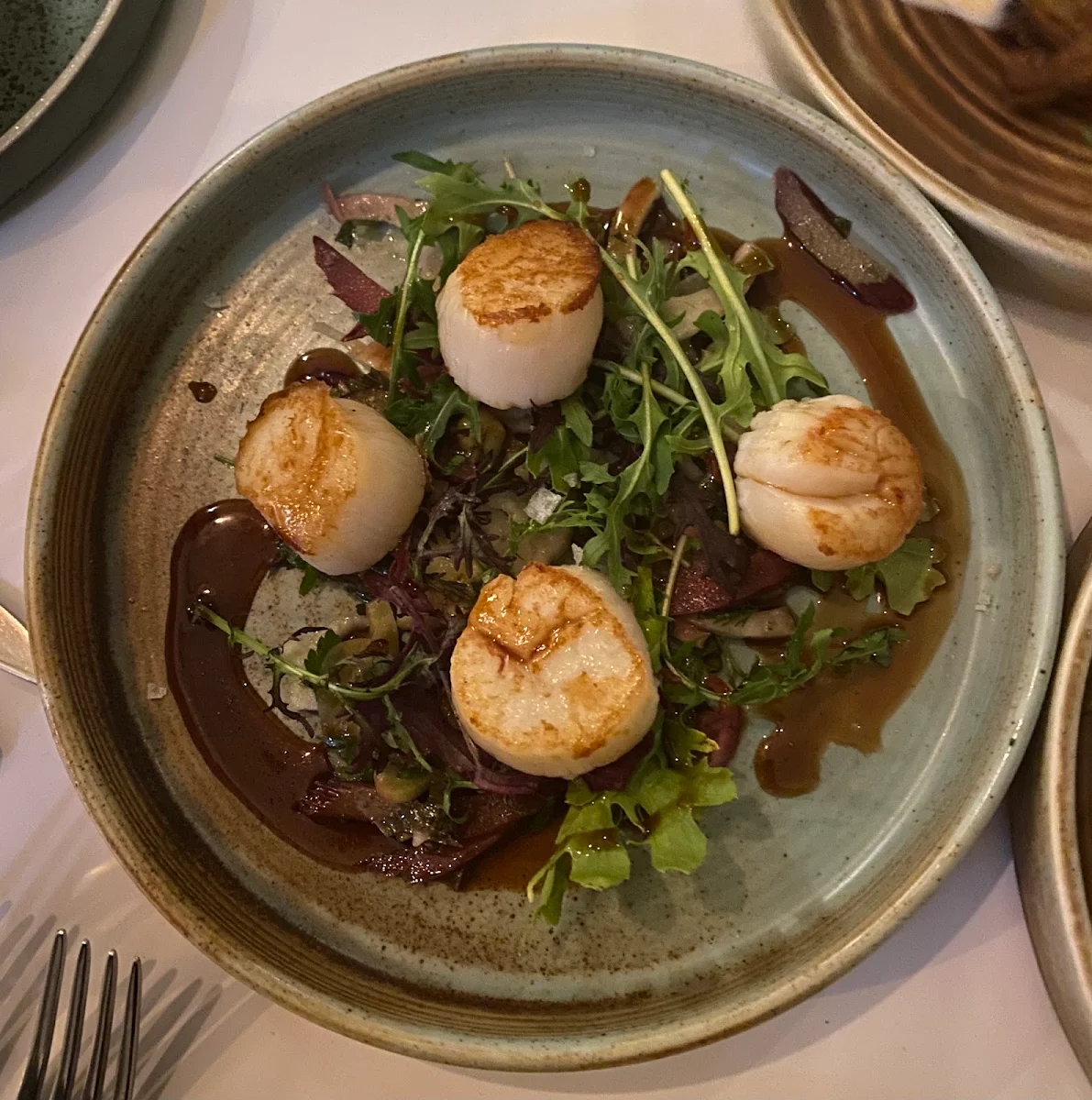 Pan Seared Scallops