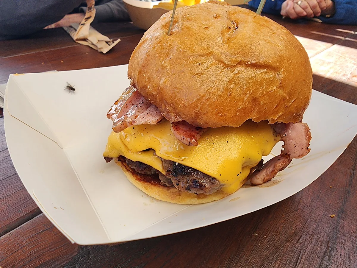 Double Cheeseburger with Bacon