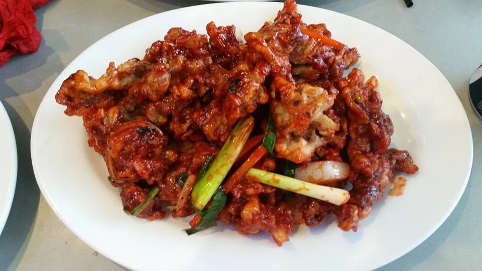 Fried Pork Chop with Peking Sauce