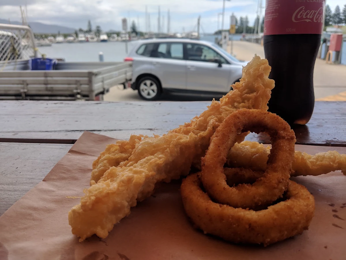 Calamari Ring, Bluewave Seafood - Take away food near Bermagui, fish and chips Restaurants