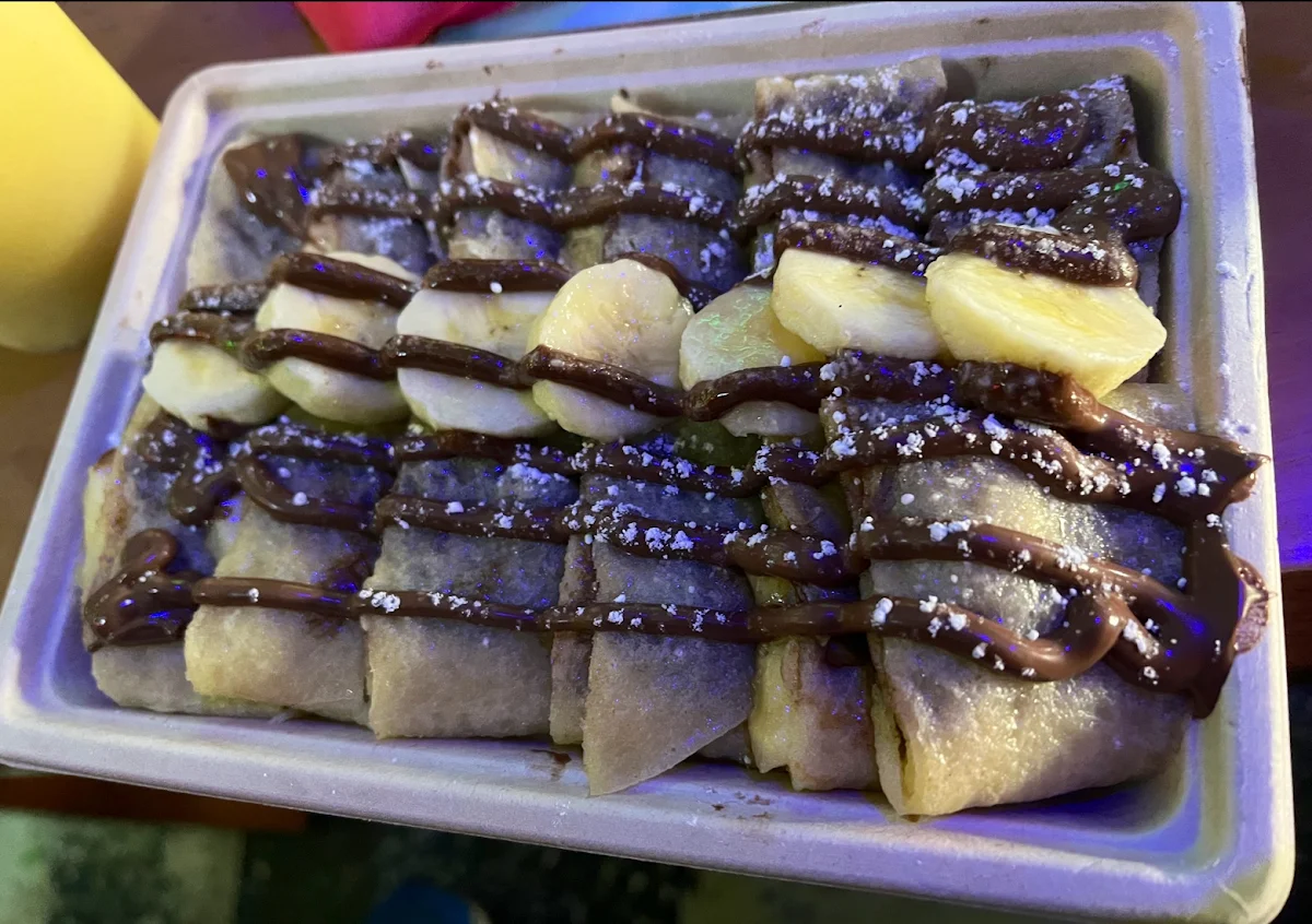 Nutella and Banana Crepe