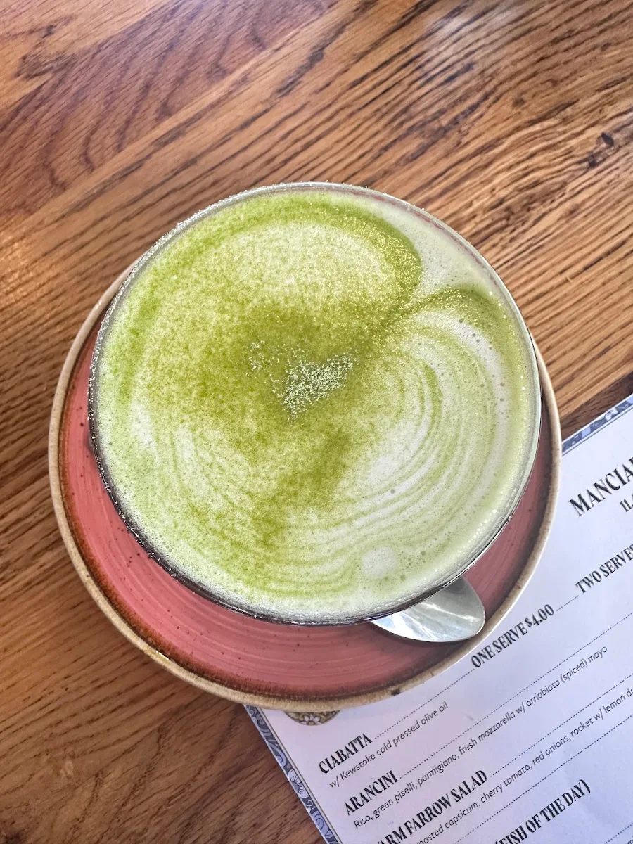 Almond Matcha Latte