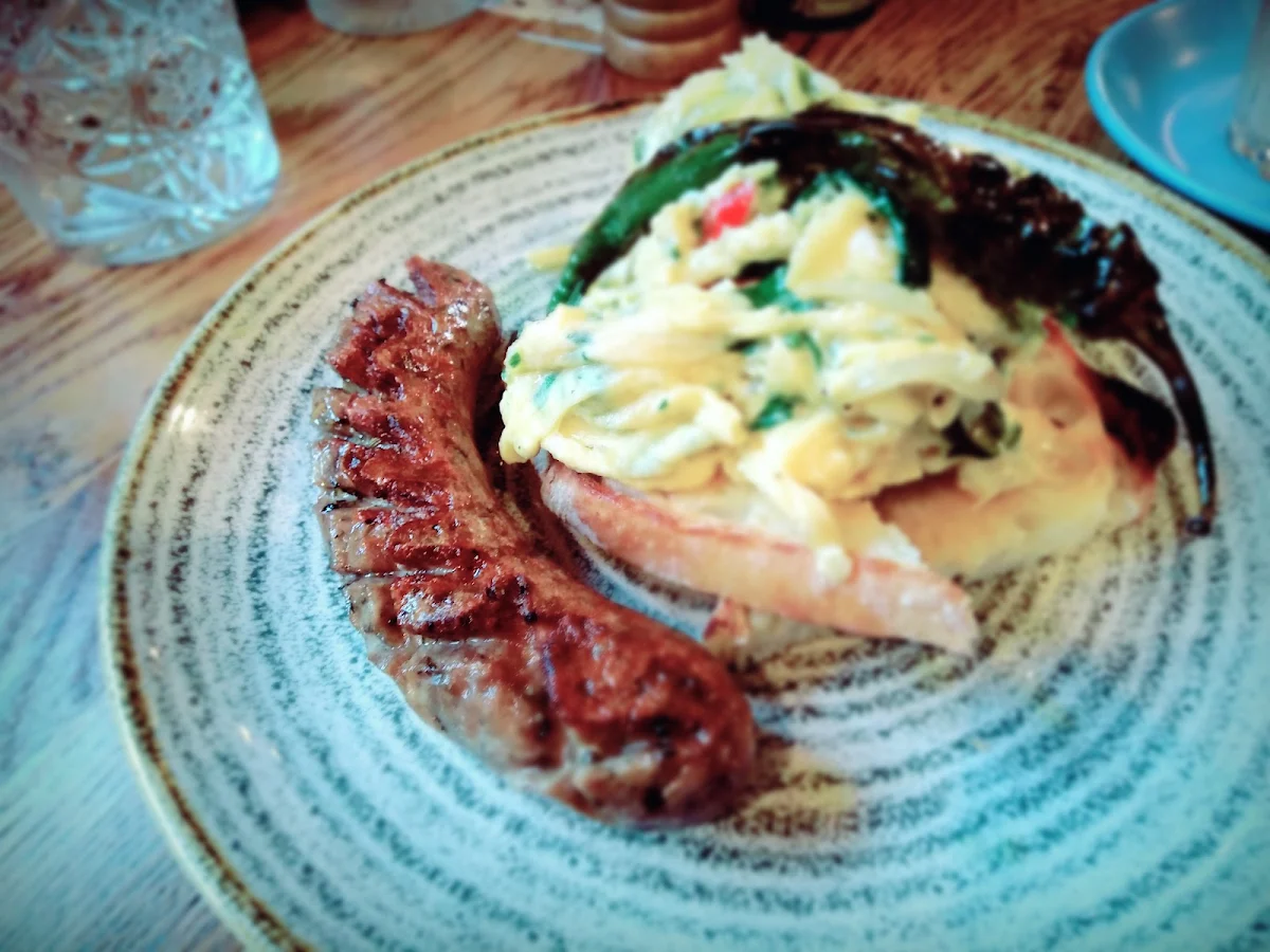 Scrambled Eggs with German Sausage