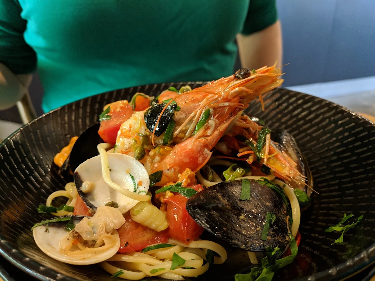Seafood Pasta Great Lunch Dish