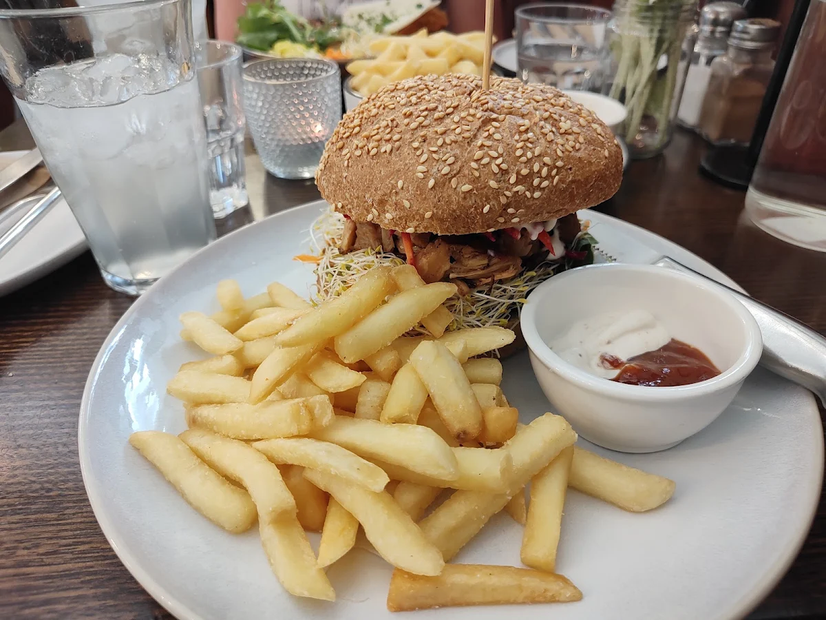 Pulled Jackfruit Burger, Veggie Vie city
