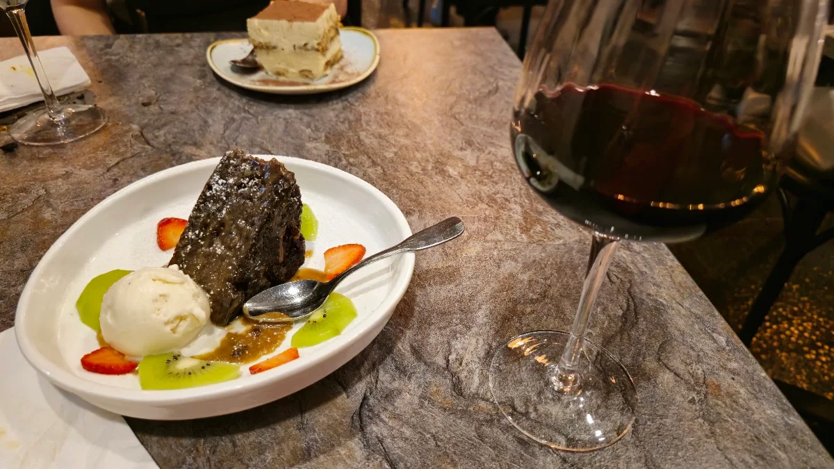 Sticky Date Pudding, Maruzzella Restaurant