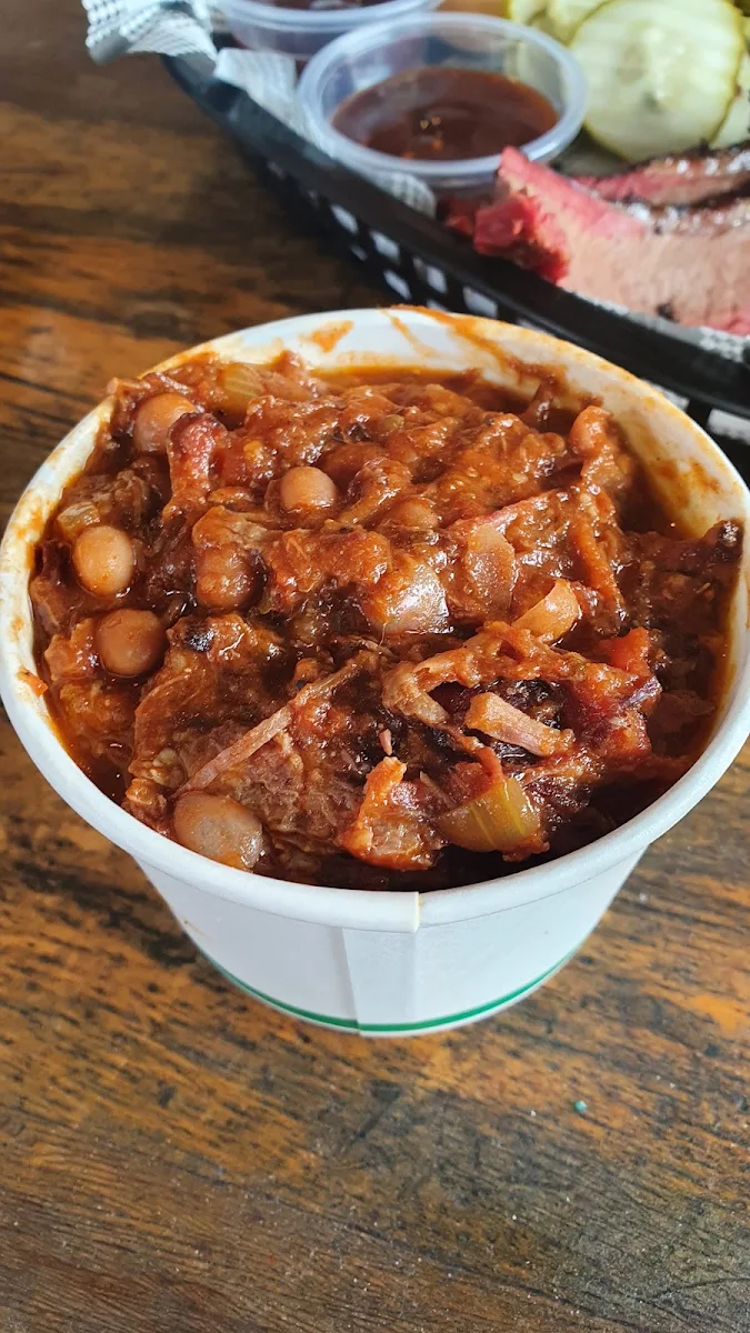 Regular Burnt End Beans, 2 Smoking Barrels Barbecue Joint & Food truck