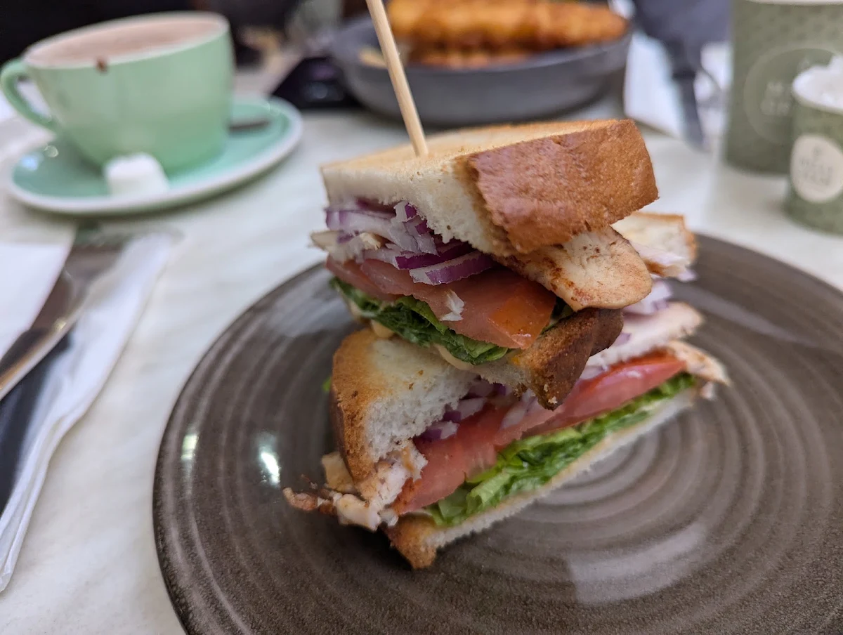 Gluten Free Chicken Spicy Mayo Sandwich