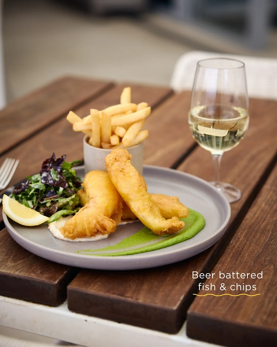 Fish & Chips, Royal Brighton Yacht Club