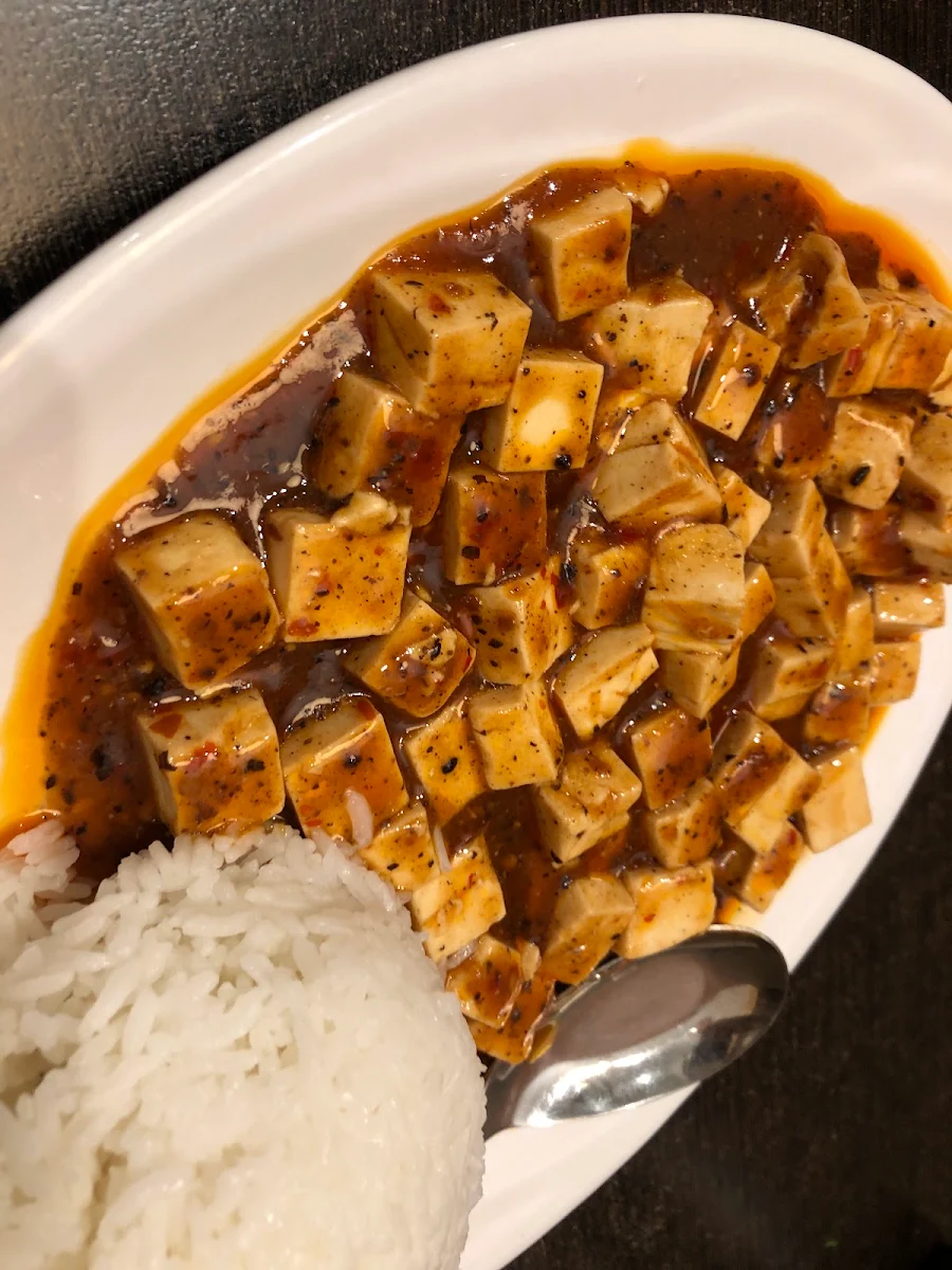Spicy Mapo Tofu with Rice
