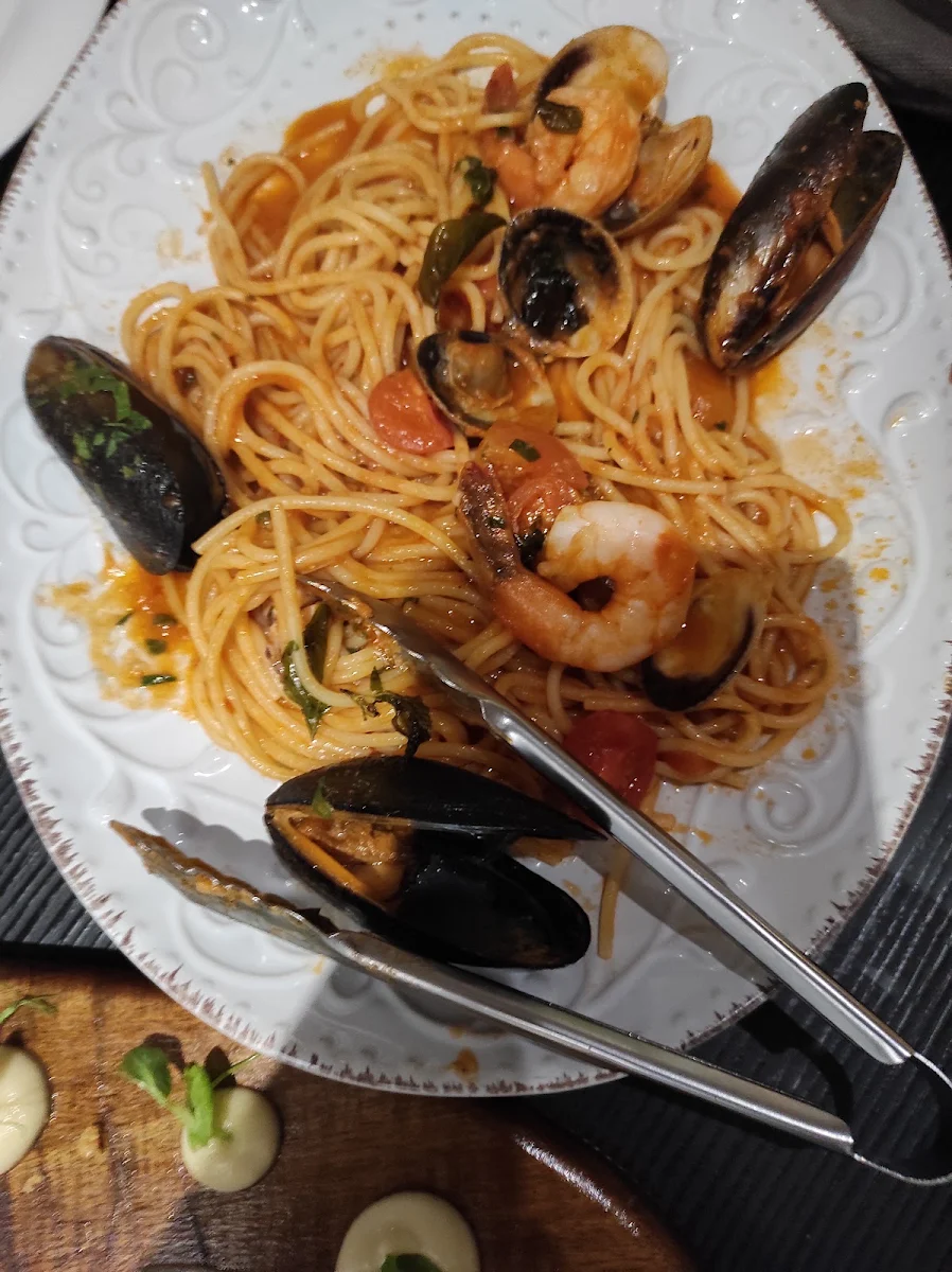 Spicy Seafood Pasta