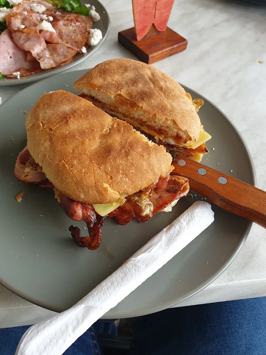 Double Bacon and Egg Roll