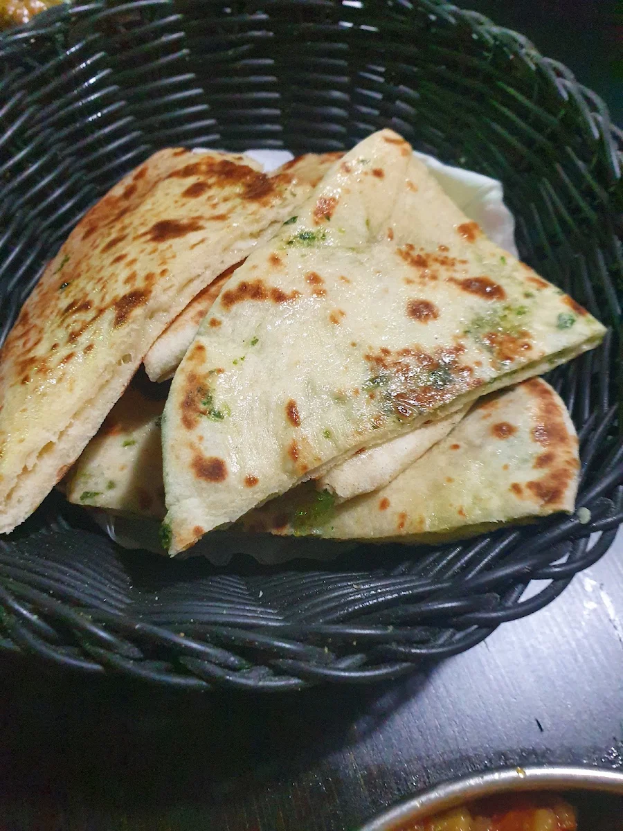 Spinach Cheese Naan, Bengal Kitchen