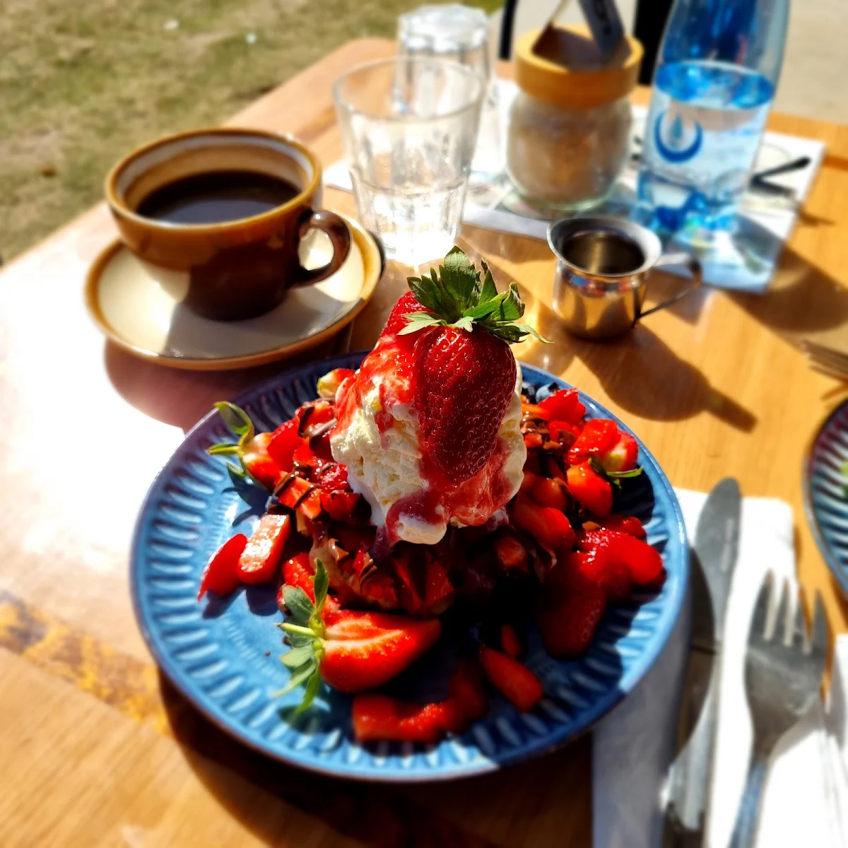 Strawberry Waffle Stack, Strawberry View Coffee Shack