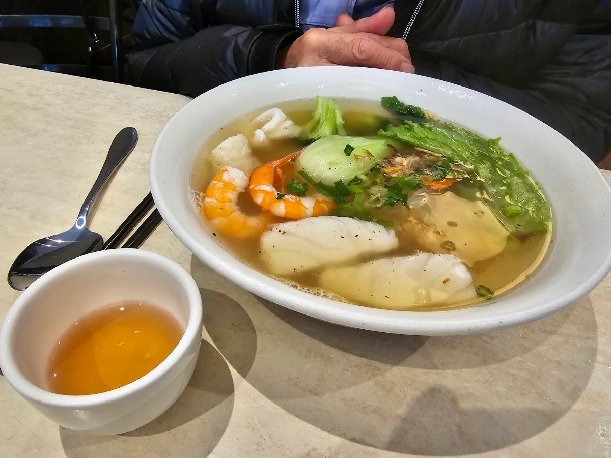 Fish and Rice Noodle Soup