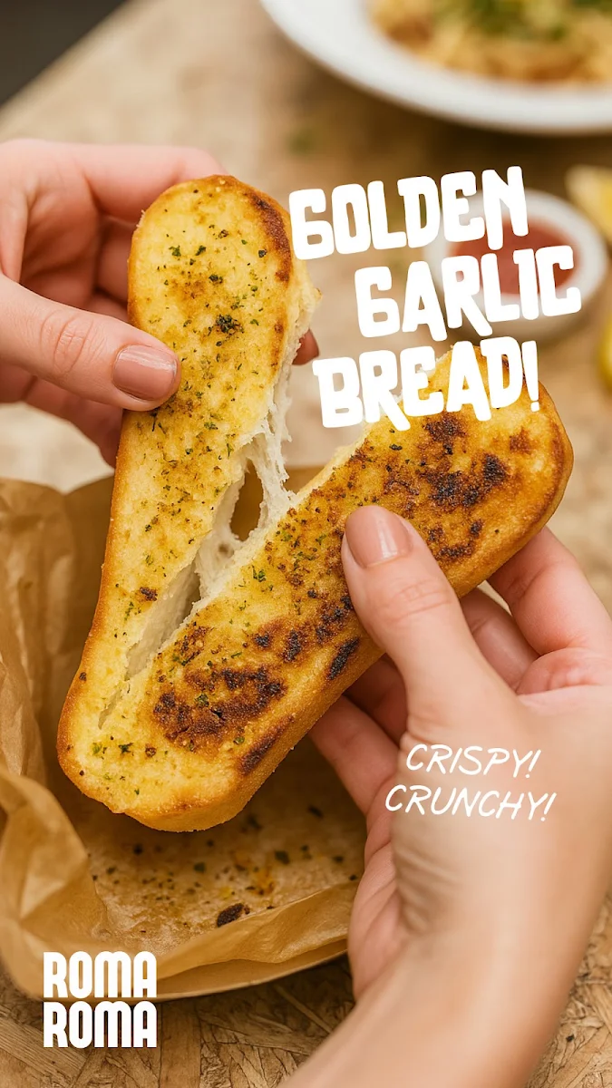 Garlic Bread, ROMA ROMA Pasta Bar