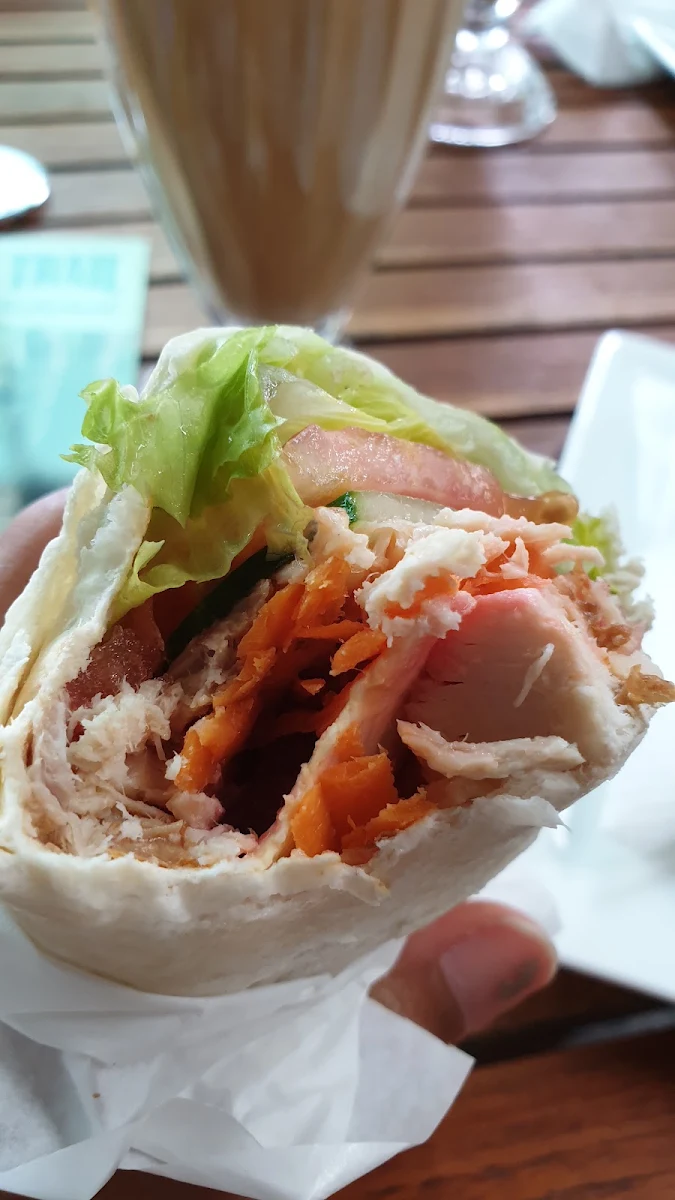 Chicken Wrap, The Peachester Cafe Bakery